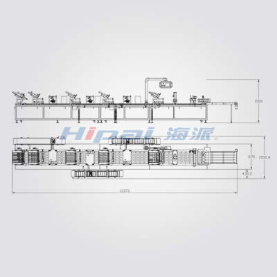 HP-500K 牙刷頭自動包裝輸送線